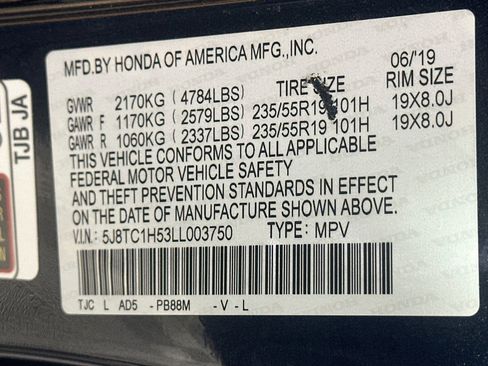 Used 2020 Acura RDX w/ Technology Package FWD image 12