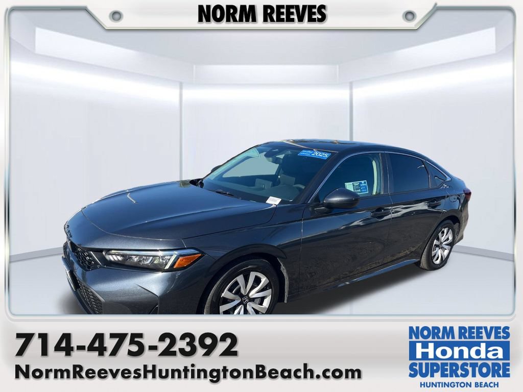 Certified 2025 Honda Civic LX 360° Tour