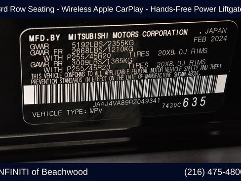 Used 2024 Mitsubishi Outlander SE Black Edition image 41