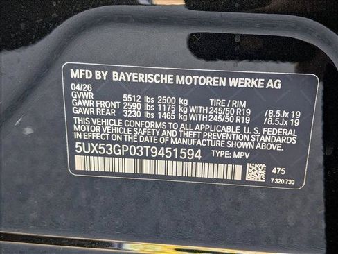New 2026 BMW X3 xDrive30 w/ M Sport Package AWD/4WD image 17