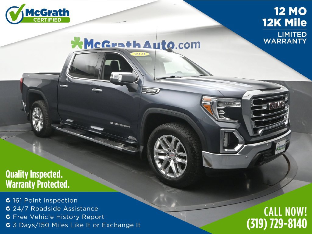 Used 2021 GMC Sierra 1500 SLT w/ SLT Premium Plus Package AWD/4WD image 1