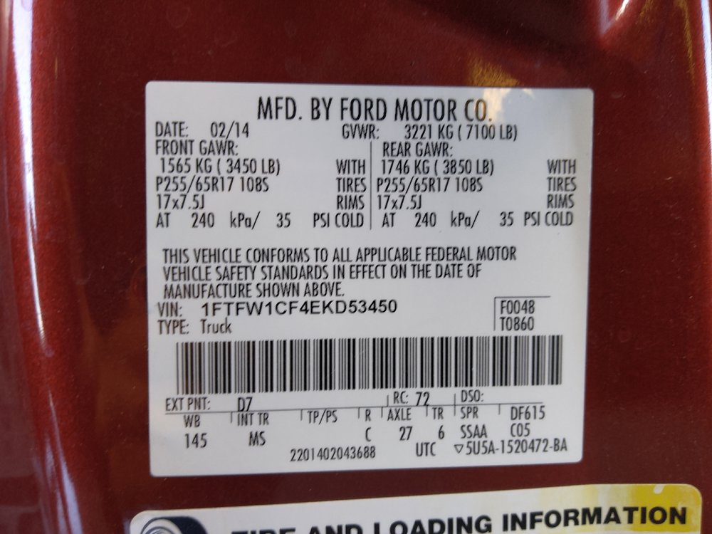 Used 2014 Ford F150 XLT RWD image 33