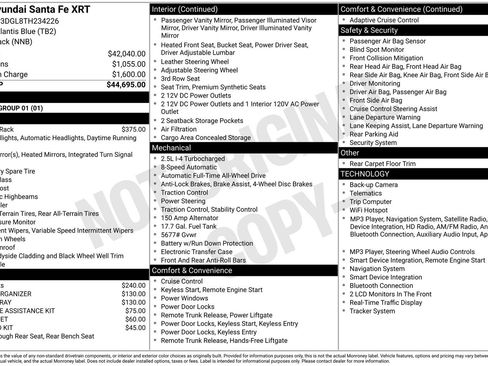New 2026 Hyundai Santa Fe XRT AWD/4WD image 20