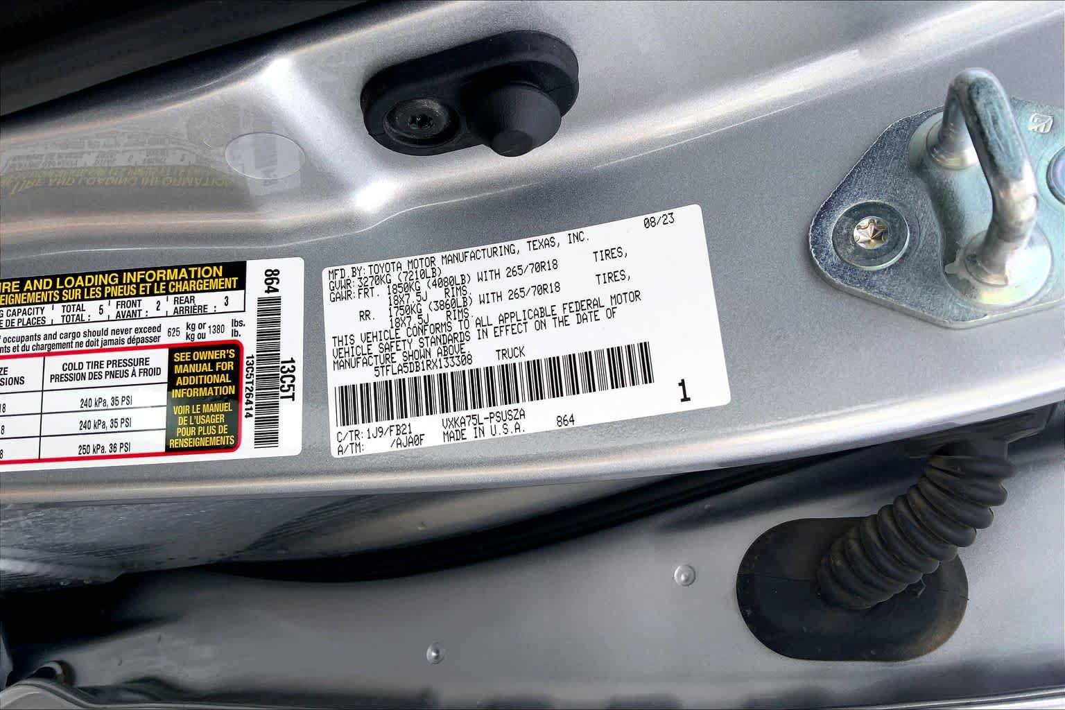 Used 2024 Toyota Tundra SR5 AWD/4WD image 37