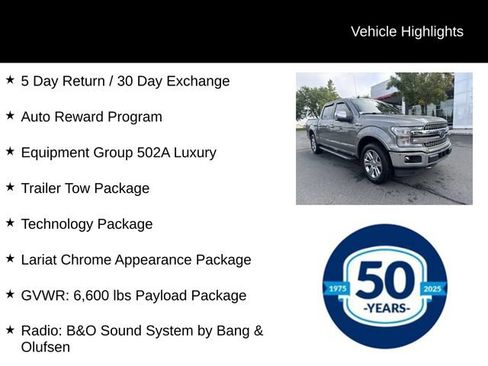 Used 2019 Ford F150 Lariat w/ Equipment Group 502A Luxury AWD/4WD image 8