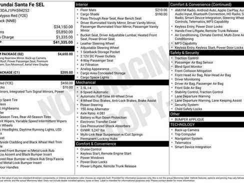 Used 2023 Hyundai Santa Fe SEL w/ Premium Package AWD/4WD image 33