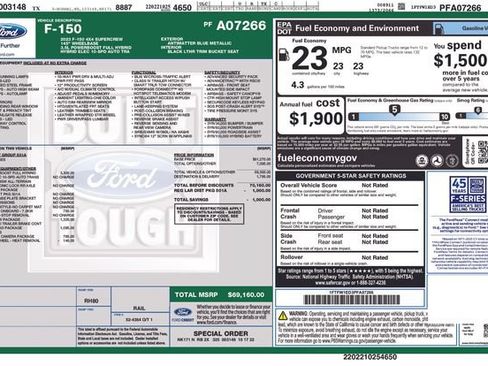 Certified 2023 Ford F150 Lariat w/ Trailer Tow Package AWD/4WD image 40