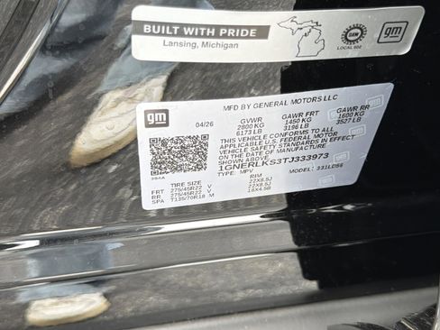 New 2026 Chevrolet Traverse RS w/ LPO, Floor Liner Package FWD image 32