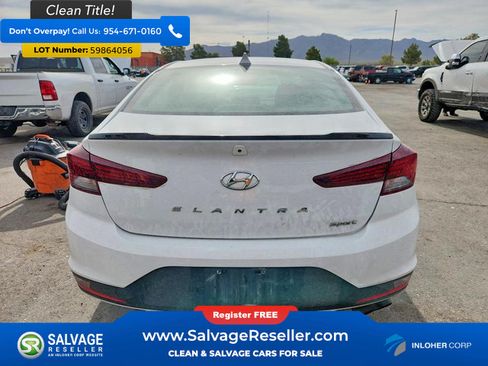 Used 2019 Hyundai Elantra Sport w/ Cargo Package FWD image 8