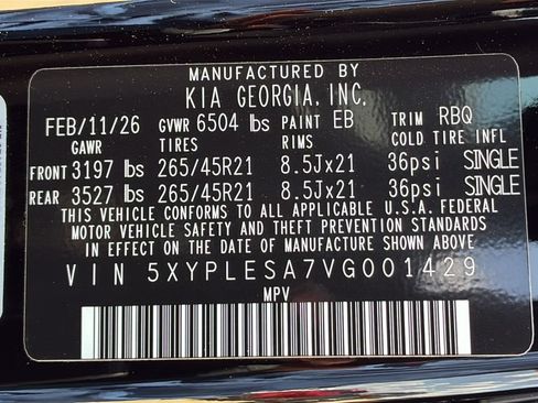 New 2027 Kia Telluride X-Line SX Prestige w/ Executive Package AWD/4WD image 41