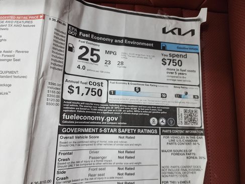 Used 2023 Kia Sportage SX image 62