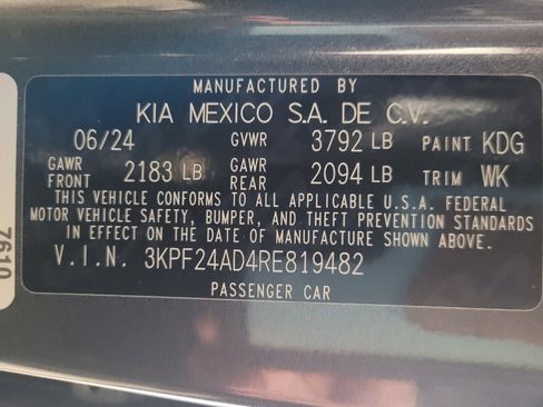 Used 2024 Kia Forte LXS w/ LXS Technology Package FWD image 33