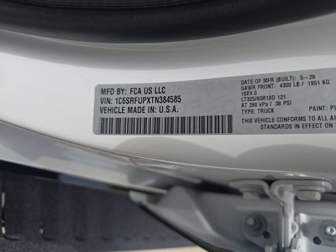 New 2026 RAM 1500 RHO AWD/4WD image 36