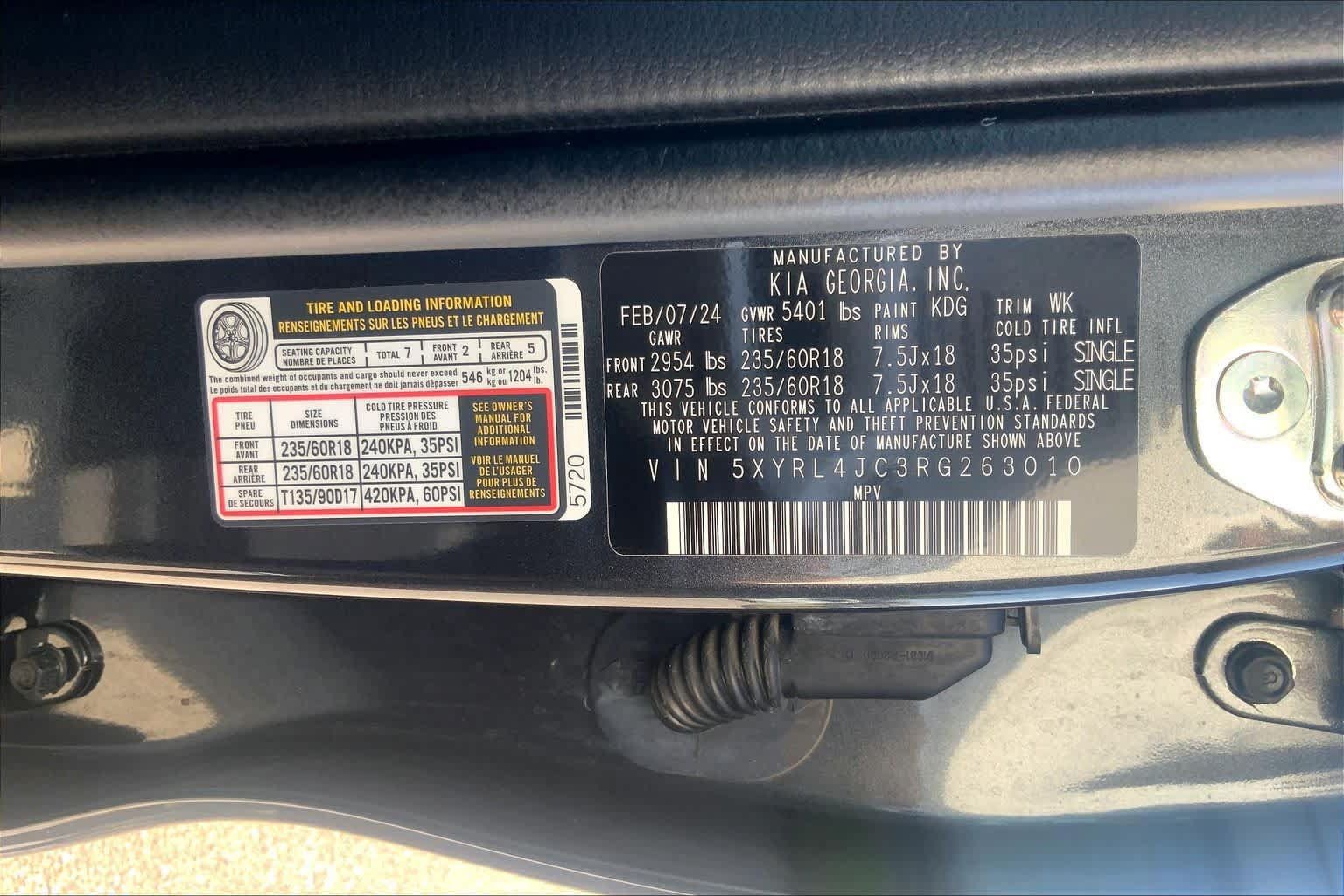 Used 2024 Kia Sorento S FWD image 31
