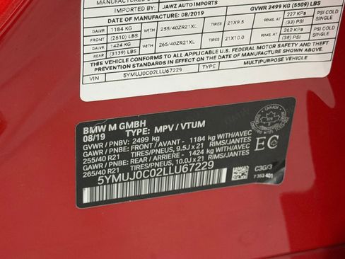 Used 2020 BMW X4 M AWD/4WD image 49