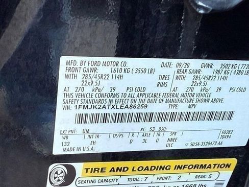 Used 2020 Ford Expedition Max Limited w/ Equipment Group 302A image 27