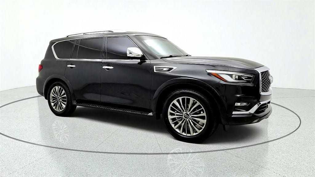 Used 2021 INFINITI QX80 Sensory w/ All-Season Package RWD image 3