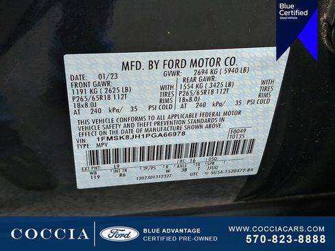 Certified 2023 Ford Explorer Timberline AWD/4WD image 28