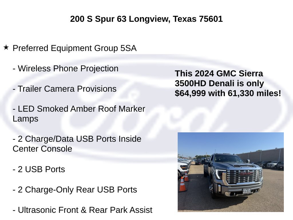 Used 2024 GMC Sierra 3500 Denali w/ Denali Reserve Package AWD/4WD image 20