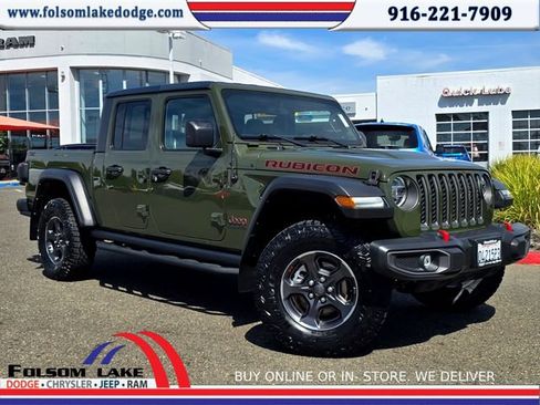 Certified 2022 Jeep Gladiator Rubicon w/ LED Lighting Group AWD/4WD image 1
