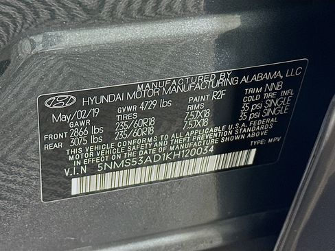 Used 2019 Hyundai Santa Fe Limited FWD image 12