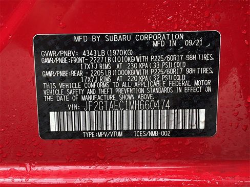 Used 2021 Subaru Crosstrek 2.0i Premium w/ Moonroof Package image 31