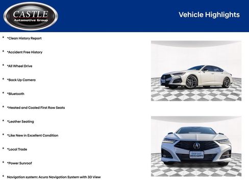 Used 2025 Acura TLX w/ A-SPEC Package AWD/4WD image 4