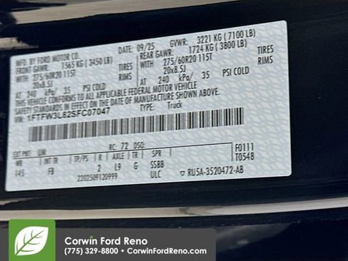 New 2025 Ford F150 XLT w/ Equipment Group 302A MID image 33