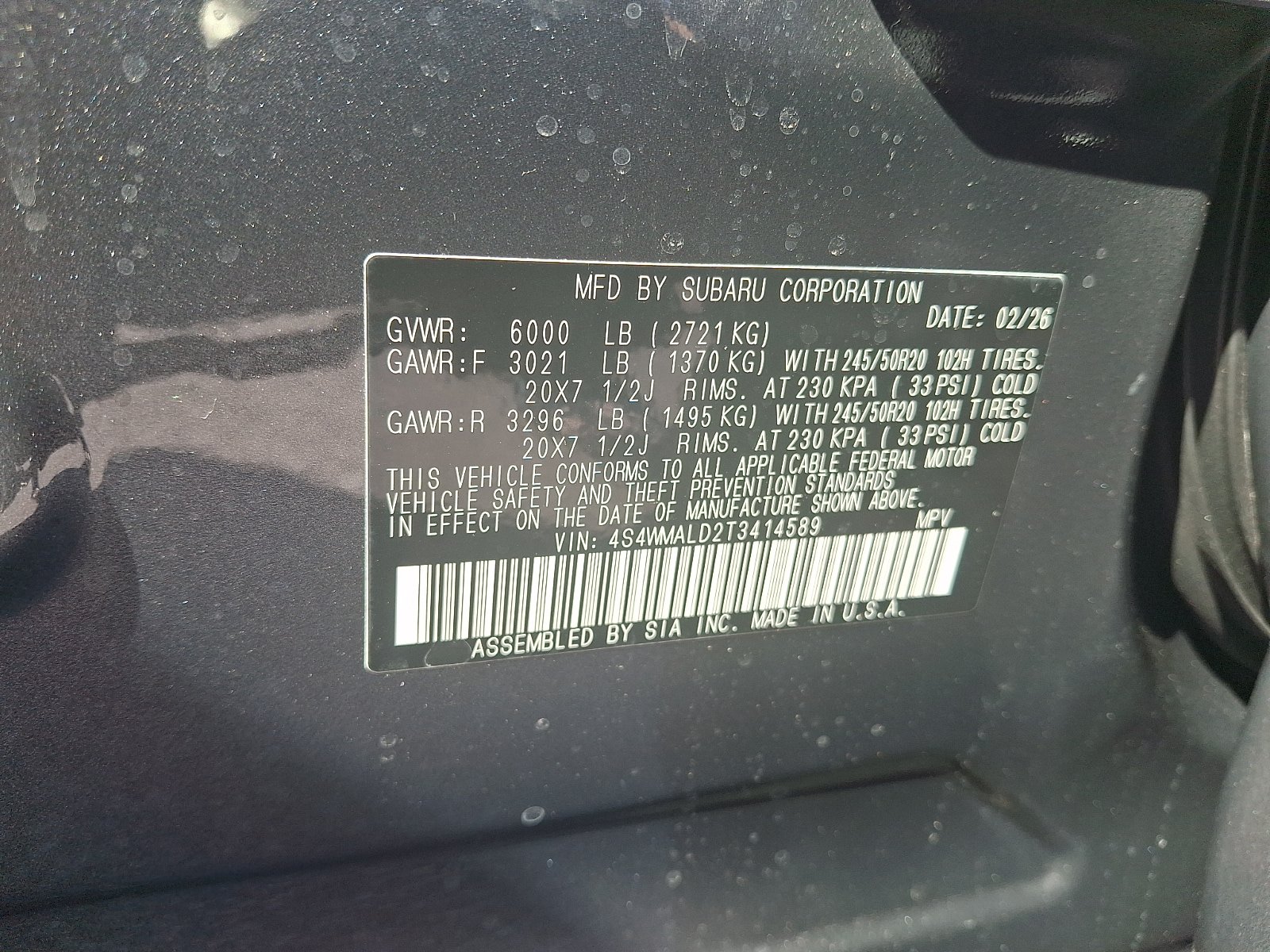 New 2026 Subaru Ascent Bronze Edition AWD/4WD image 18