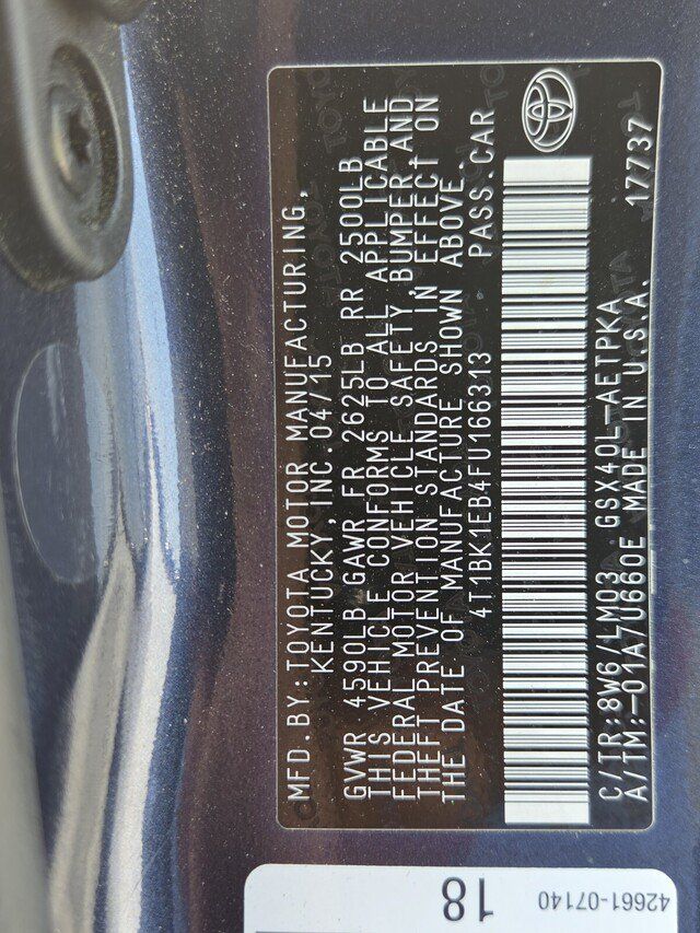 Used 2015 Toyota Avalon Limited FWD image 30