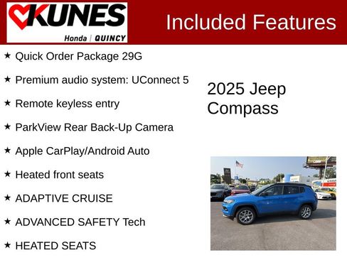 Used 2025 Jeep Compass Limited AWD/4WD image 2