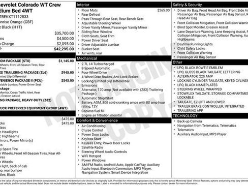 New 2026 Chevrolet Colorado W/T w/ WT Custom Package image 2