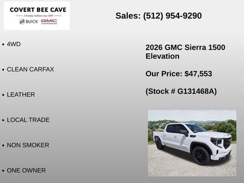 Used 2026 GMC Sierra 1500 Elevation AWD/4WD image 6