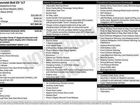 Used 2023 Chevrolet Bolt LT w/ Driver Confidence Package image 2