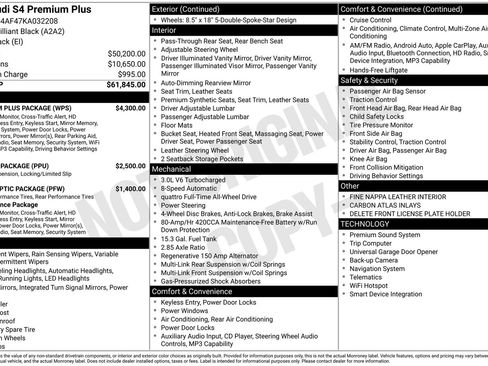 Used 2019 Audi S4 Premium Plus w/ Premium Plus Package image 5