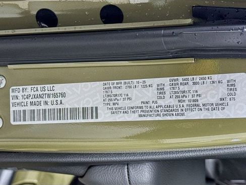 New 2026 Jeep Wrangler Sport image 32