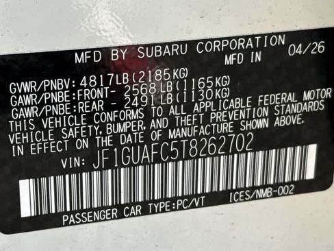 New 2026 Subaru Impreza 2.0i Sport AWD/4WD image 32