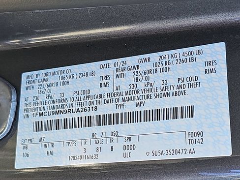 Used 2024 Ford Escape ST-Line AWD/4WD image 42