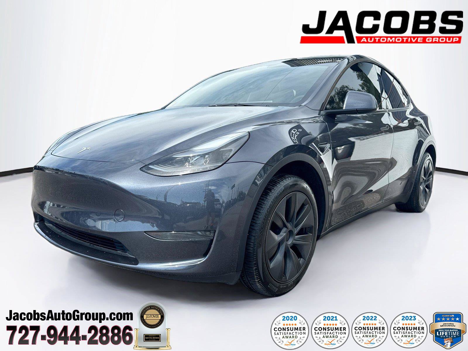 Used 2025 Tesla Model Y Long Range RWD image 1