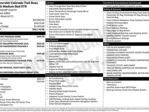 Used 2023 Chevrolet Colorado Trail Boss w/ Technology Package image 7