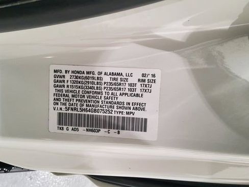 Used 2016 Honda Odyssey EX-L image 36