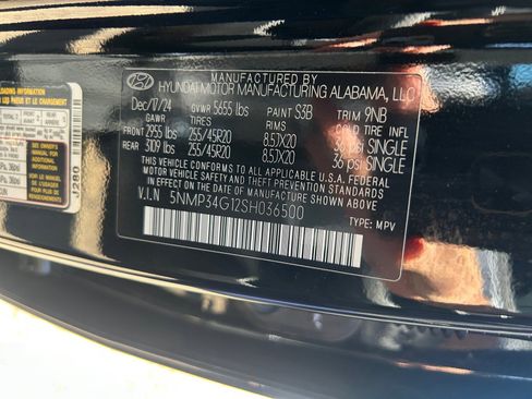 Certified 2025 Hyundai Santa Fe Limited FWD image 36