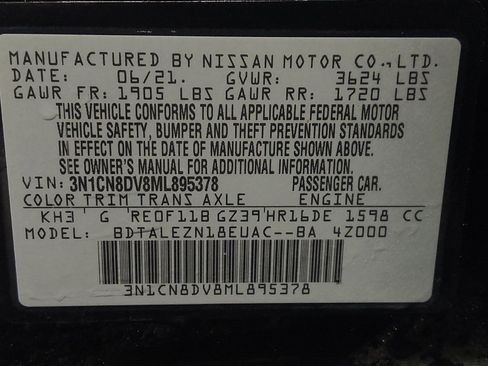 Used 2021 Nissan Versa S image 33