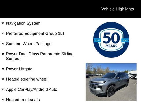 Used 2025 Chevrolet Traverse LT w/ Sun and Wheel Package image 5