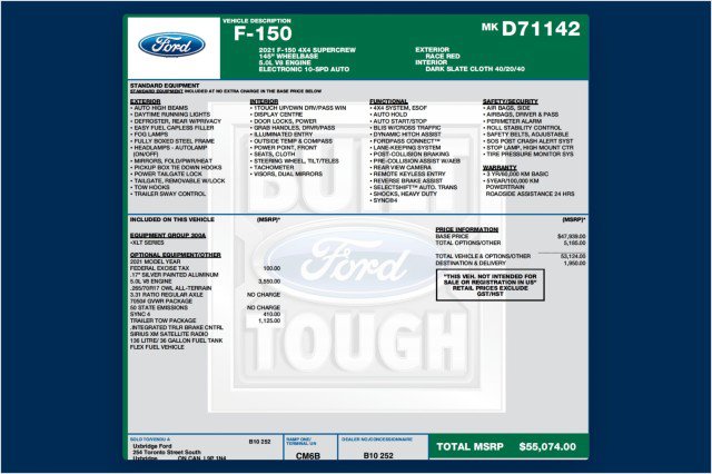 Used 2021 Ford F150 XLT w/ Trailer Tow Package AWD/4WD image 2