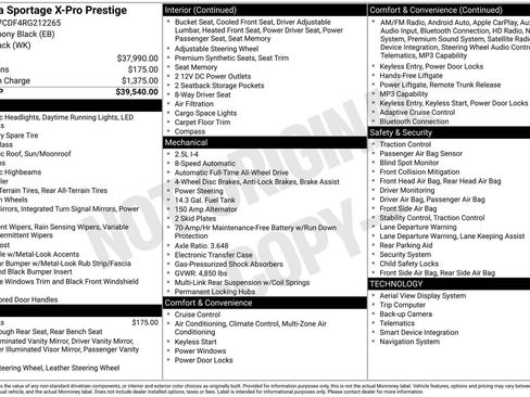 Used 2024 Kia Sportage X-Pro Prestige AWD/4WD image 38