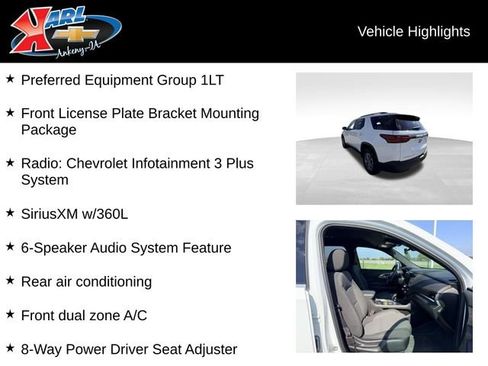 Certified 2023 Chevrolet Traverse LT AWD/4WD image 2
