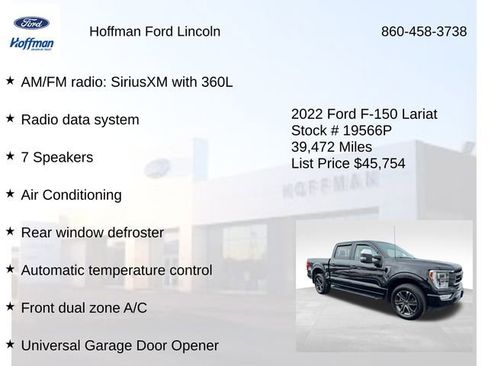 Certified 2022 Ford F150 Lariat w/ Equipment Group 502A High image 29