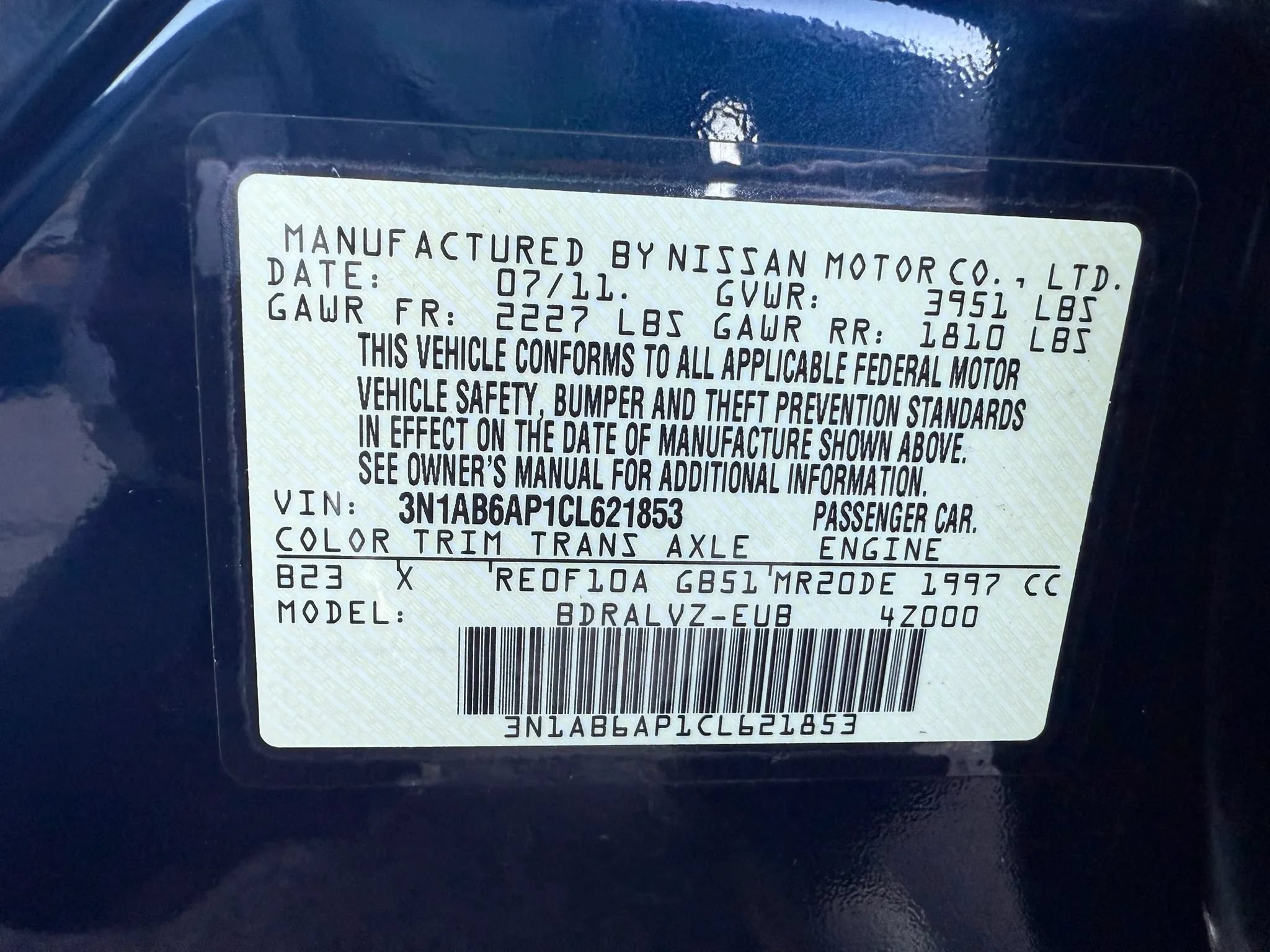 Used 2012 Nissan Sentra 2.0 SL w/ Special Value Pkg FWD image 30