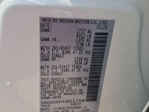 New 2026 Nissan Frontier SV w/ All-Weather Content Package AWD/4WD image 31